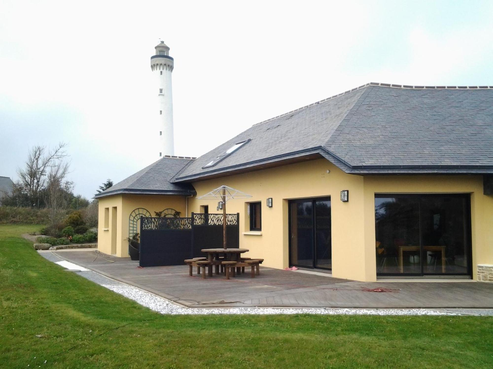 Le Phare De Trezien - Proche Plage Plouarzel Exteriör bild